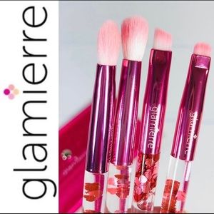 GLAMIERRE💖 Pink Luxe Glitter Eye Brush Collection💖